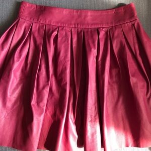 Alice + Olivia leather mini skirt